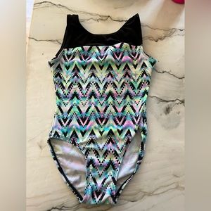 Girls gymnastic leotard, child large
